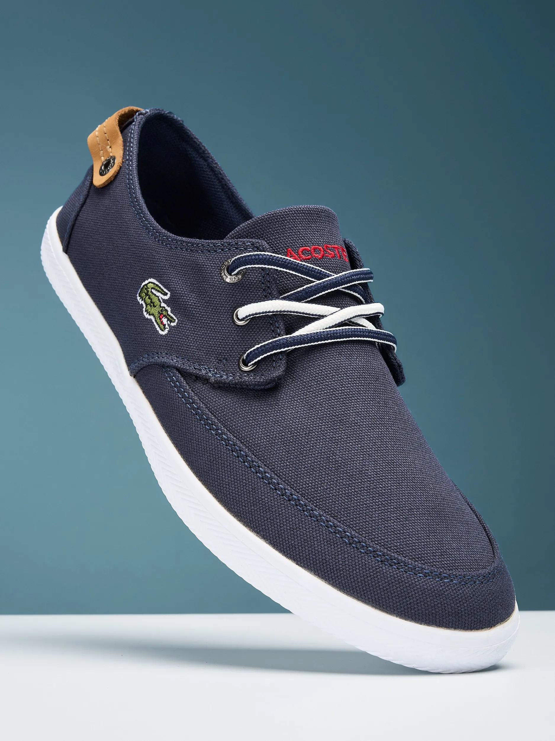Lacoste синие летние кеды Lacoste синие летние кеды
