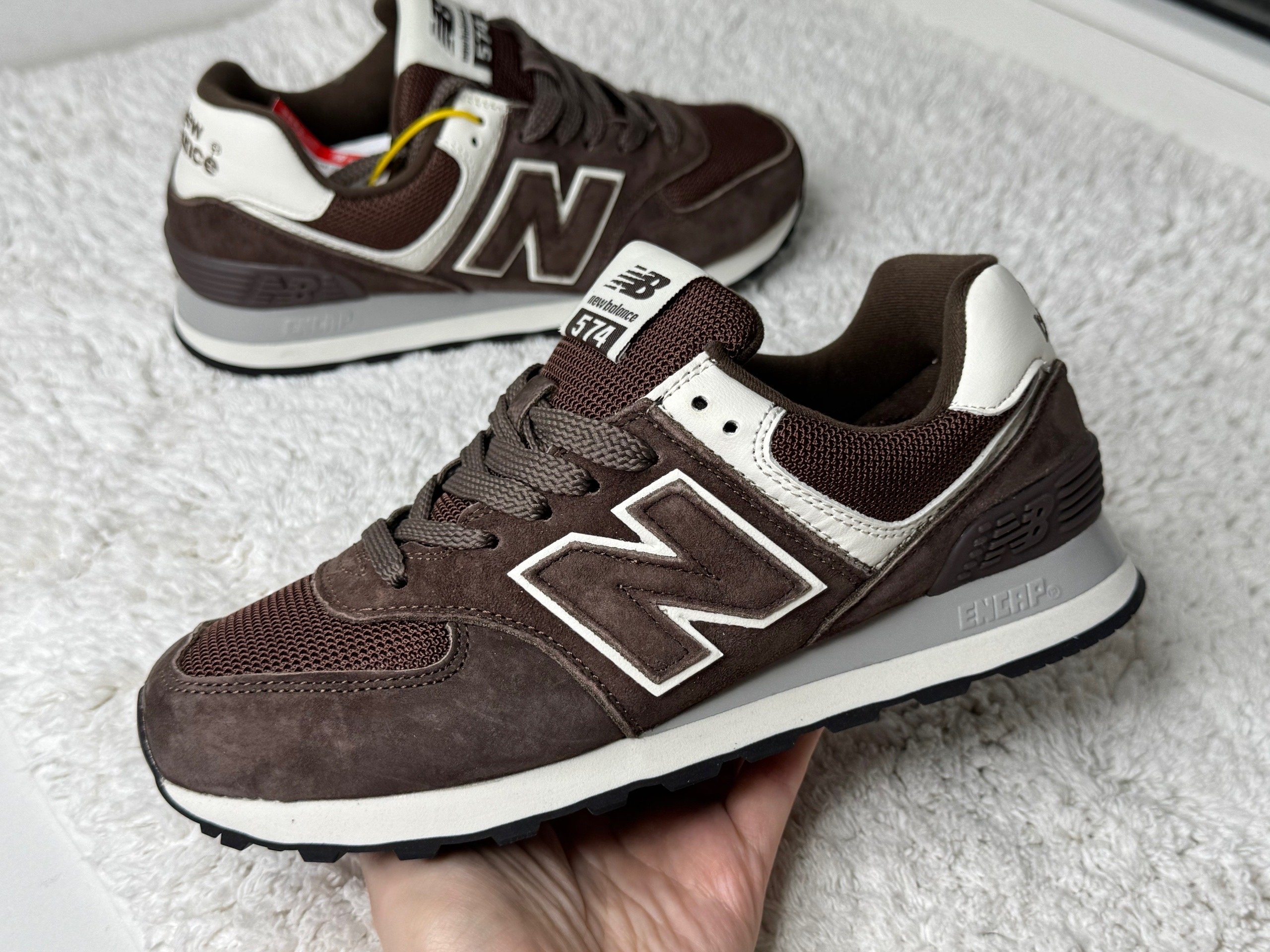 Женские New Balance 574 коричневые Женские New Balance 574 коричневые