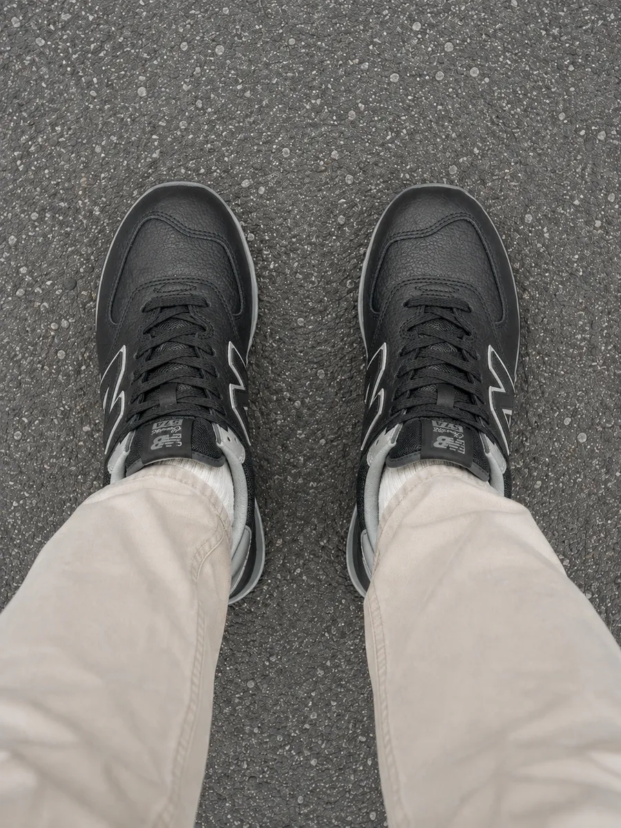 New Balance 574 Gore-tex Thermo черные с серым