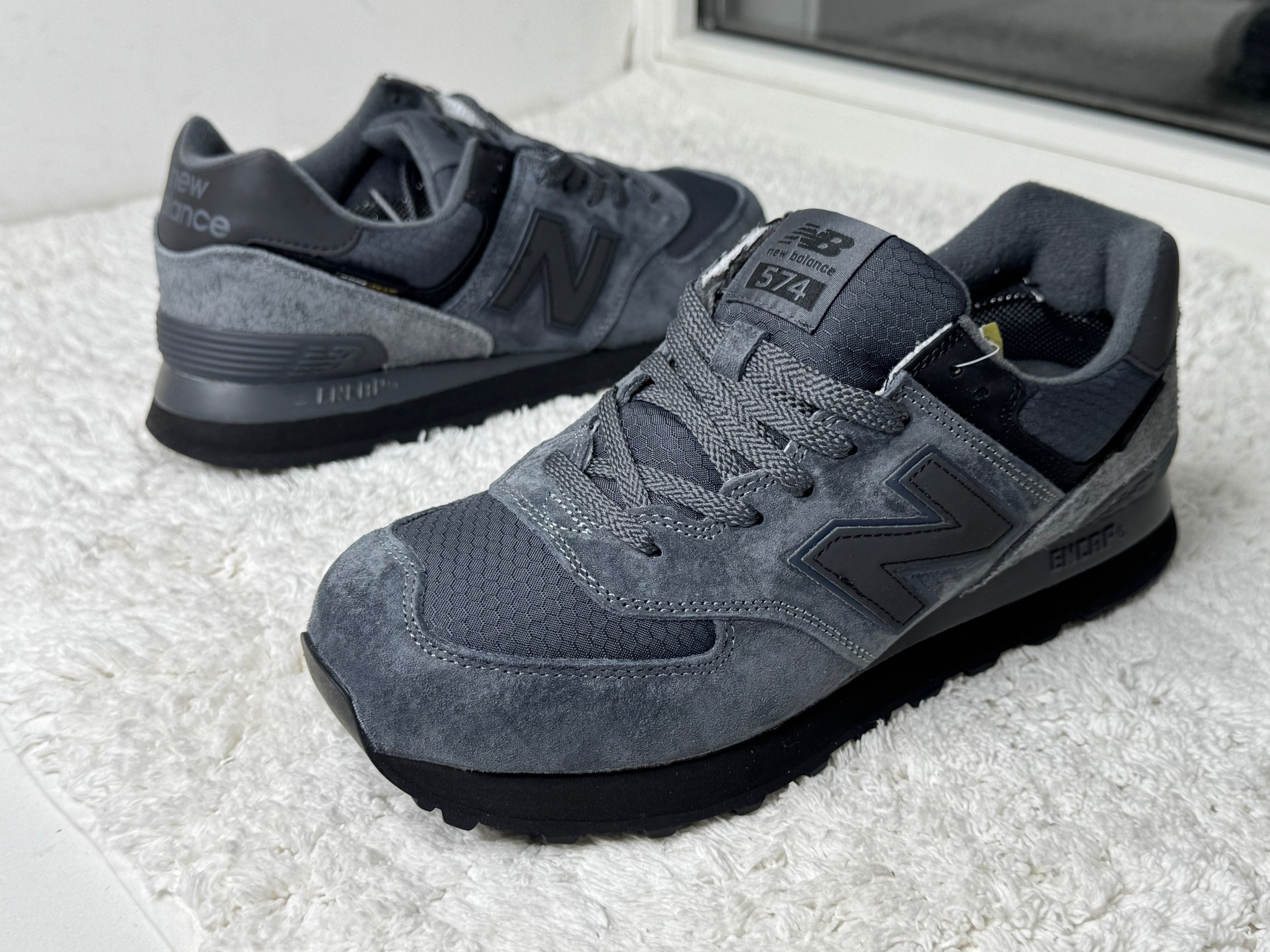 New Balance 574 Gore-tex Thermo серые с черным
