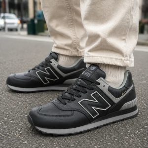 New Balance 574 Gore-tex Thermo черные с серым