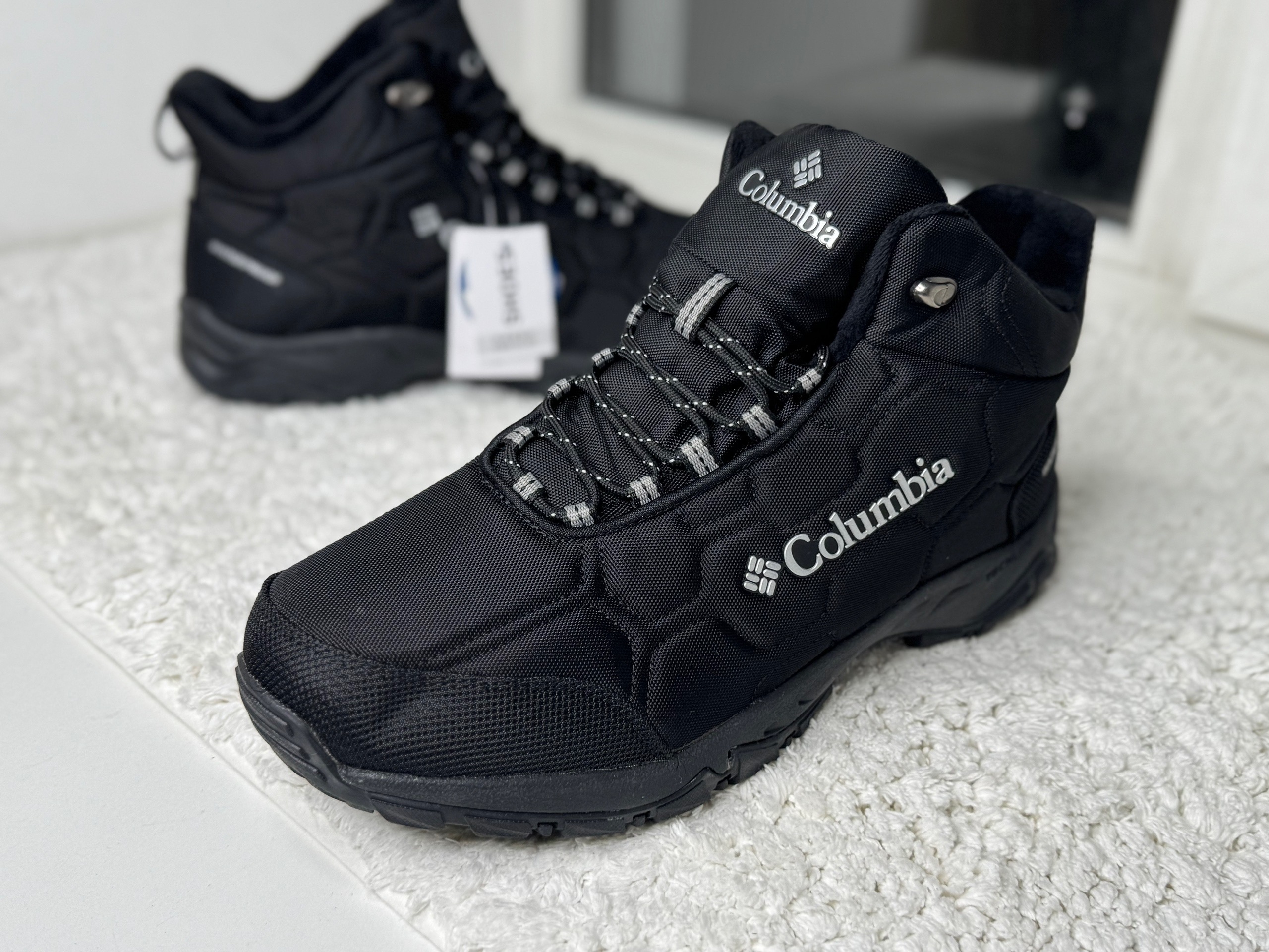Columbia Faircamp Waterproof черные зимние Великан
