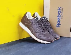 Кроссовки мужские Reebok Classic коричневые кожаные