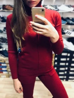Костюм женский красный одежда