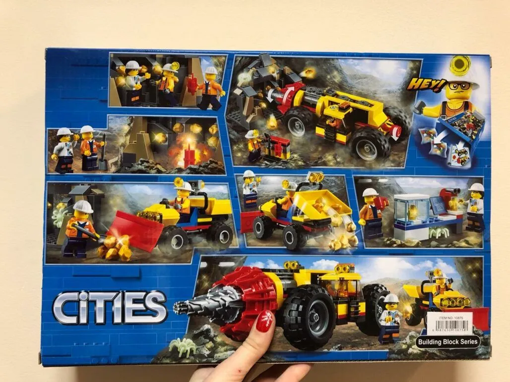 Конструктор Bela Сities 10875 Бур для горных работ