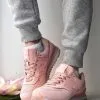 New Balance 574 персик эко кожа