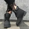 Timberland черные с мехом Timberland черные с мехом