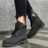 Timberland черные с мехом Timberland черные с мехом