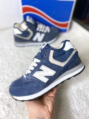 New Balance 574 Лаванда с мехом