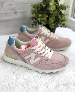 Женские New Balance 996 Роза розовые