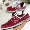 New Balance 574 Бургунди бордовые