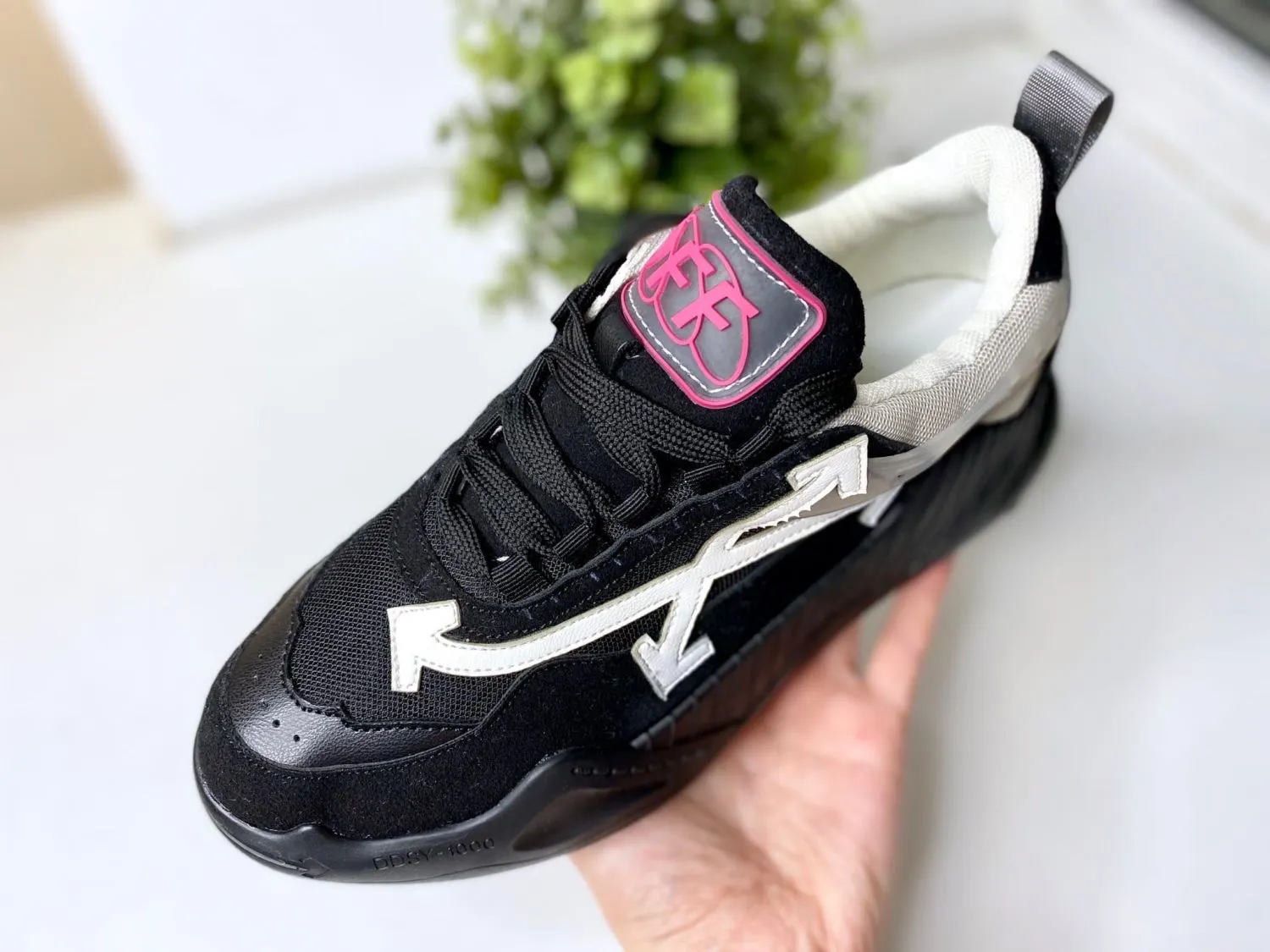 OFF-WHITE ODSY-1000 черные с белым OFF-WHITE ODSY-1000 черные с белым