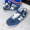 New Balance 574 Лаванда с мехом