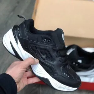 Кроссовки Nike M2 Tecno черные с белой подошвой