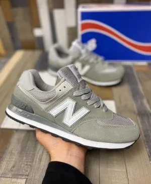 New Balance 574 Фисташка серые