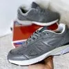 Кроссовки New Balance (Нью Баланс) 990 серые кожаные