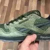 Kроссовки Reebok Classic зеленые с черным