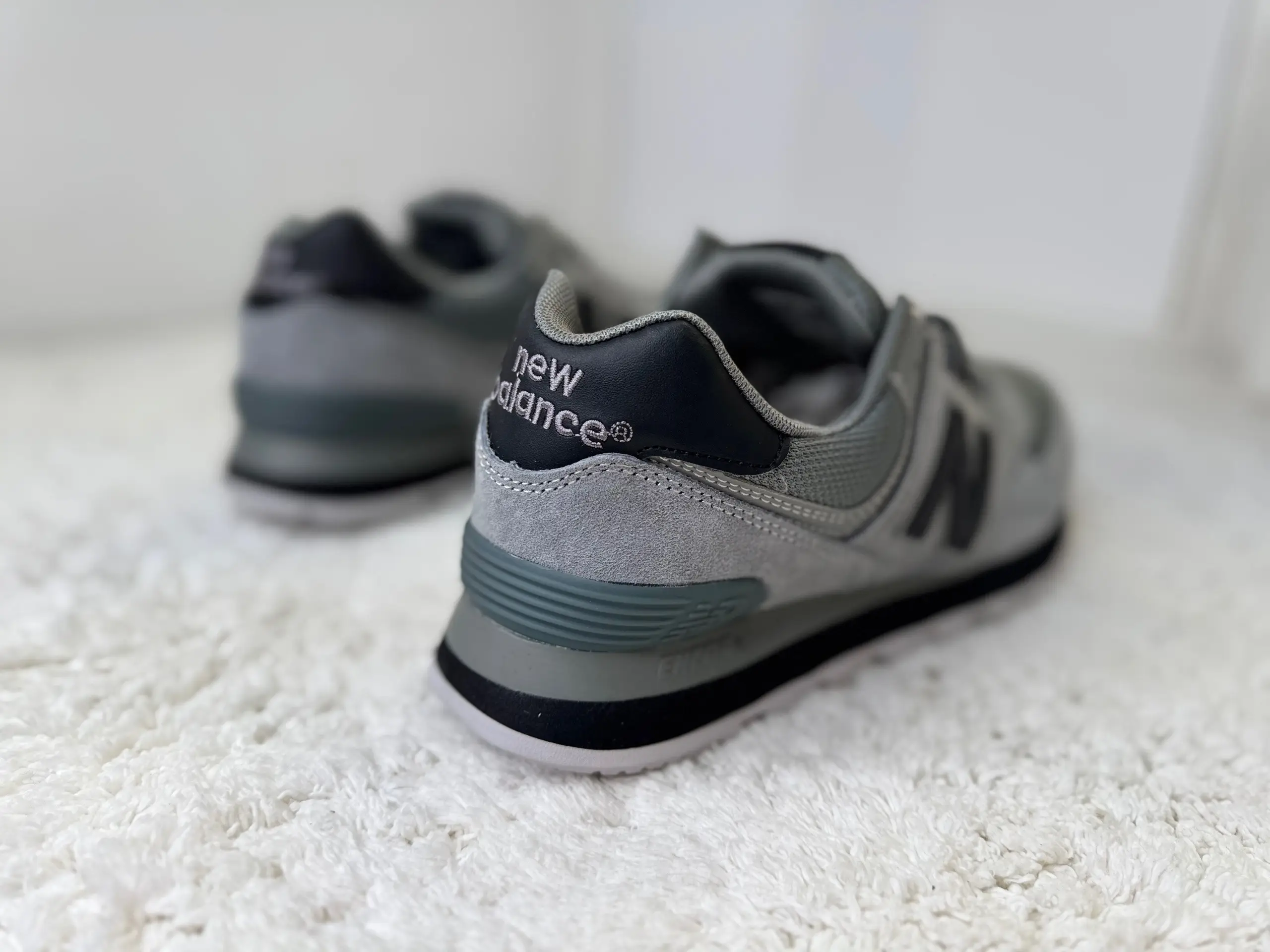 Мужские New Balance 574 Dark Grey серые