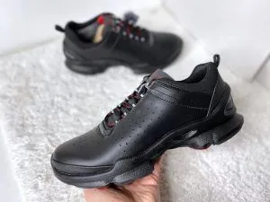 Ecco Biom зимние черные c красным
