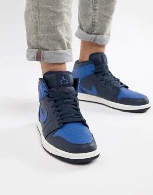 Кроссовки Nike Air Jordan 1 Retro High синие