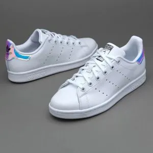Adidas Stan Smith белые c перламутром