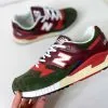 New Balance 530 зеленые с красным