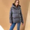 Женская куртка трансформер зимняя серая