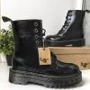 Doctor Martens кожаные черные с мехом и без