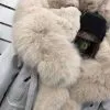 Женская куртка парка с мехом
