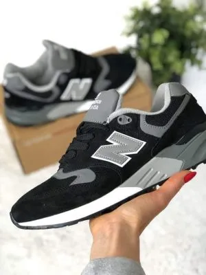 Кроссовки мужские New Balance (Нью Баланс) 999 черные с серым