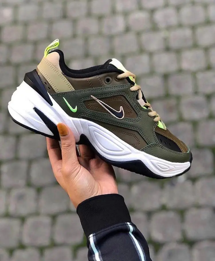 Nike M2K Tekno зеленые