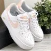 Белые низкие кроссовки Nike Air Forse 1 Sage