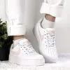 Белые низкие кроссовки Nike Air Forse 1 Sage