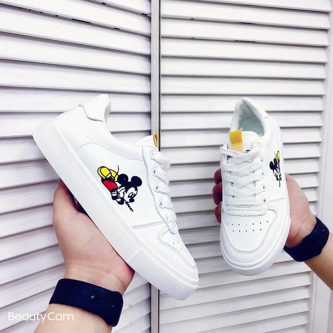 Кеды Белые с Микки