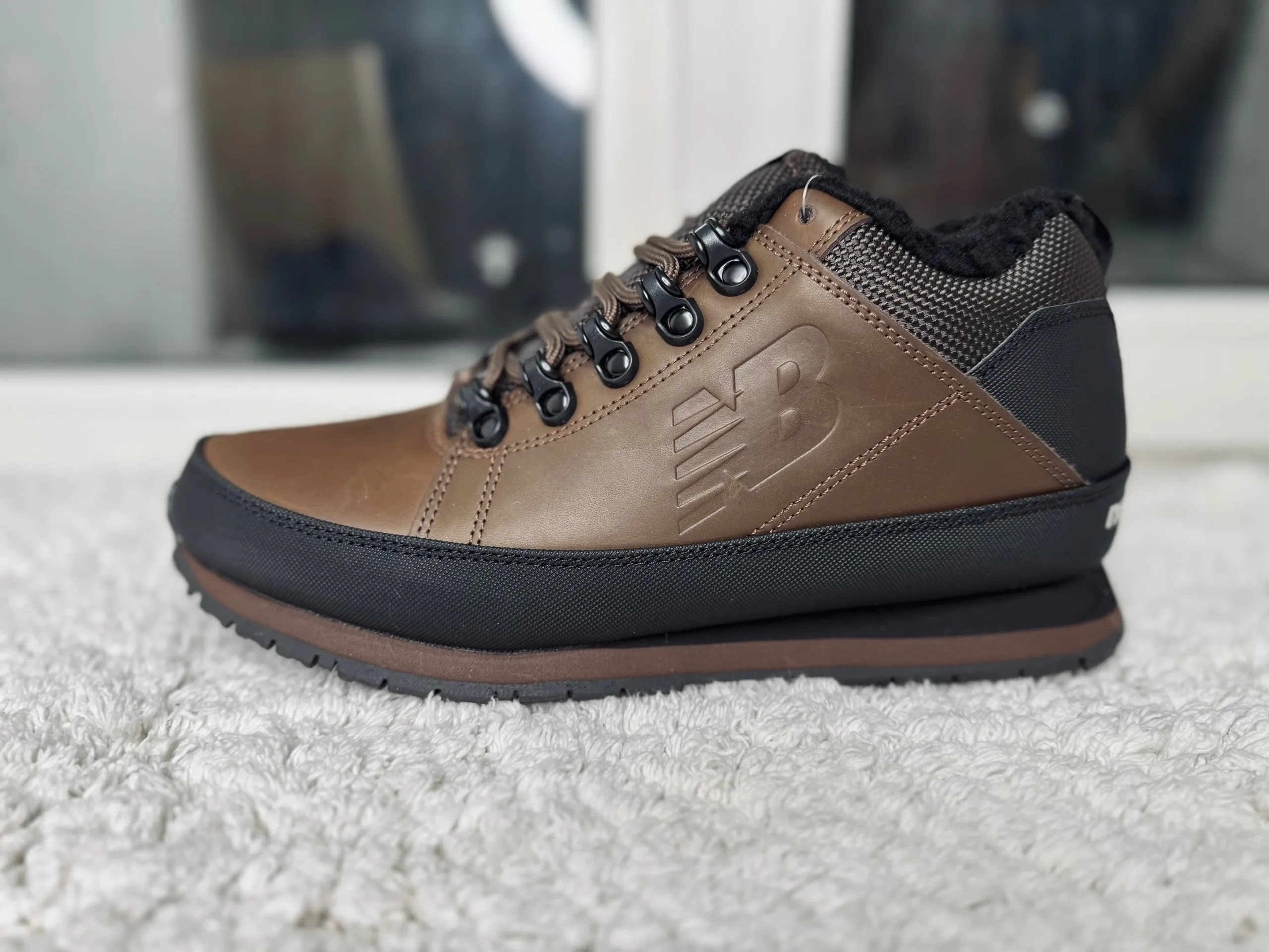 New Balance 754 коричневые с мехом New Balance 754 коричневые с мехом