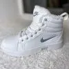 Nike белые с мехом