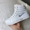 Nike белые с мехом