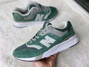 Кроссовки New Balance (Нью Баланс) 997 зеленые