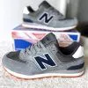 Кроссовки New Balance 574 серые Wolf Blue