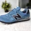 Кроссовки New Balance 574 голубые с темной подошвой