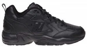 Кроссовки New Balance (Нью Баланс) 608 черные кожаные