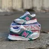 New Balance 997 белые с изумрудным