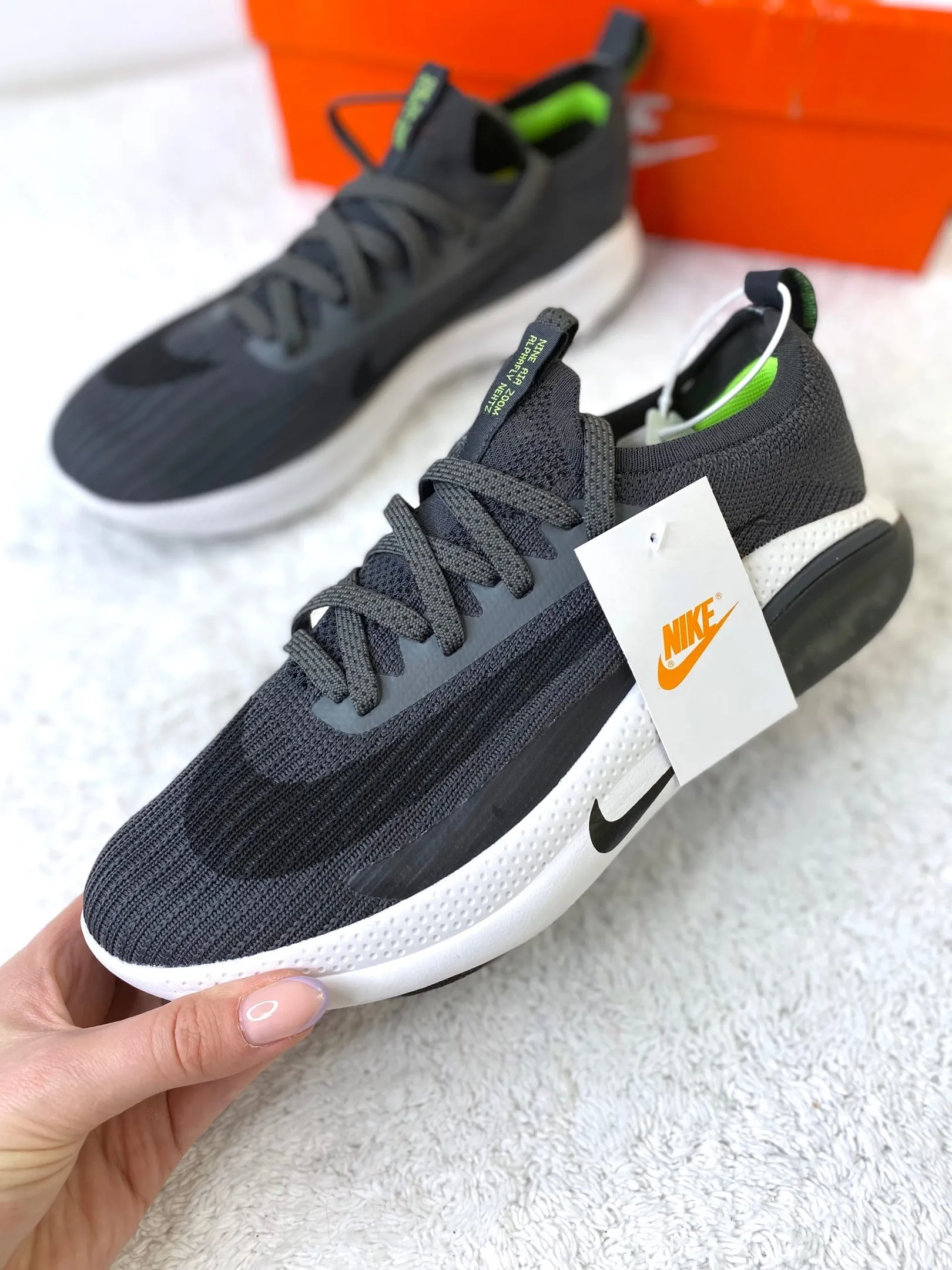 Nike Zoom синие с салатовым