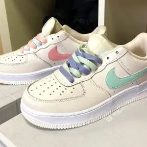 Кроссовки Nike Air Force 1 beige цветные