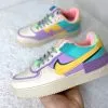 Nike Air Force Shadow yellow blue