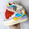 Nike Air Force Shadow yellow blue