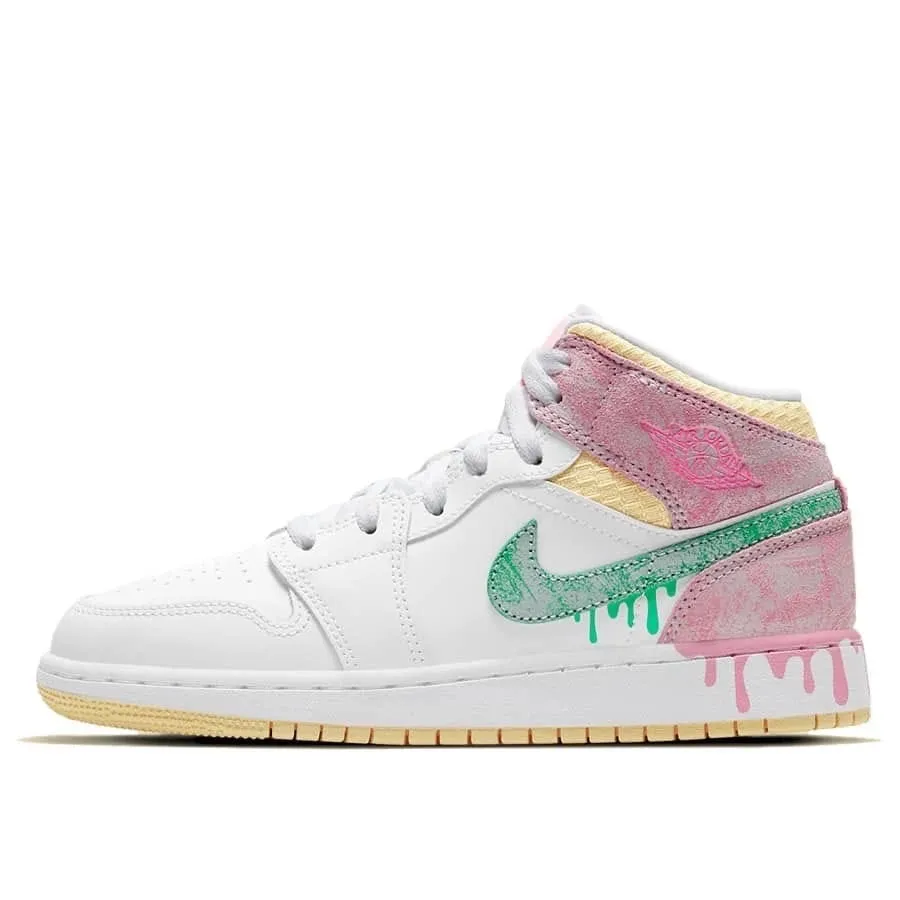Nike Air Jordan 1 Mid Paint Drip