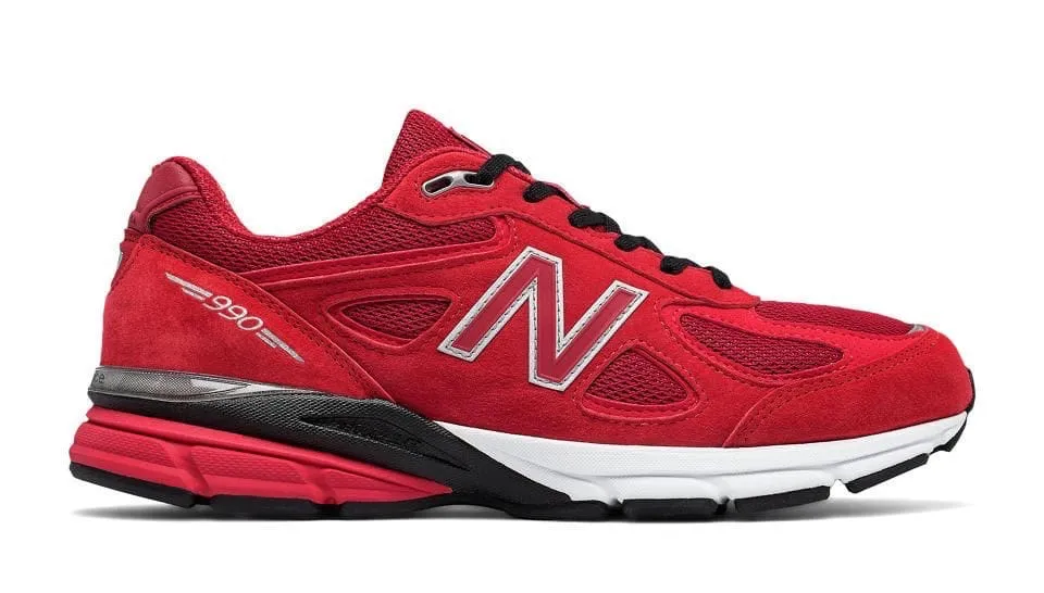New Balance 990 v4 красные New Balance 990 v4 красные