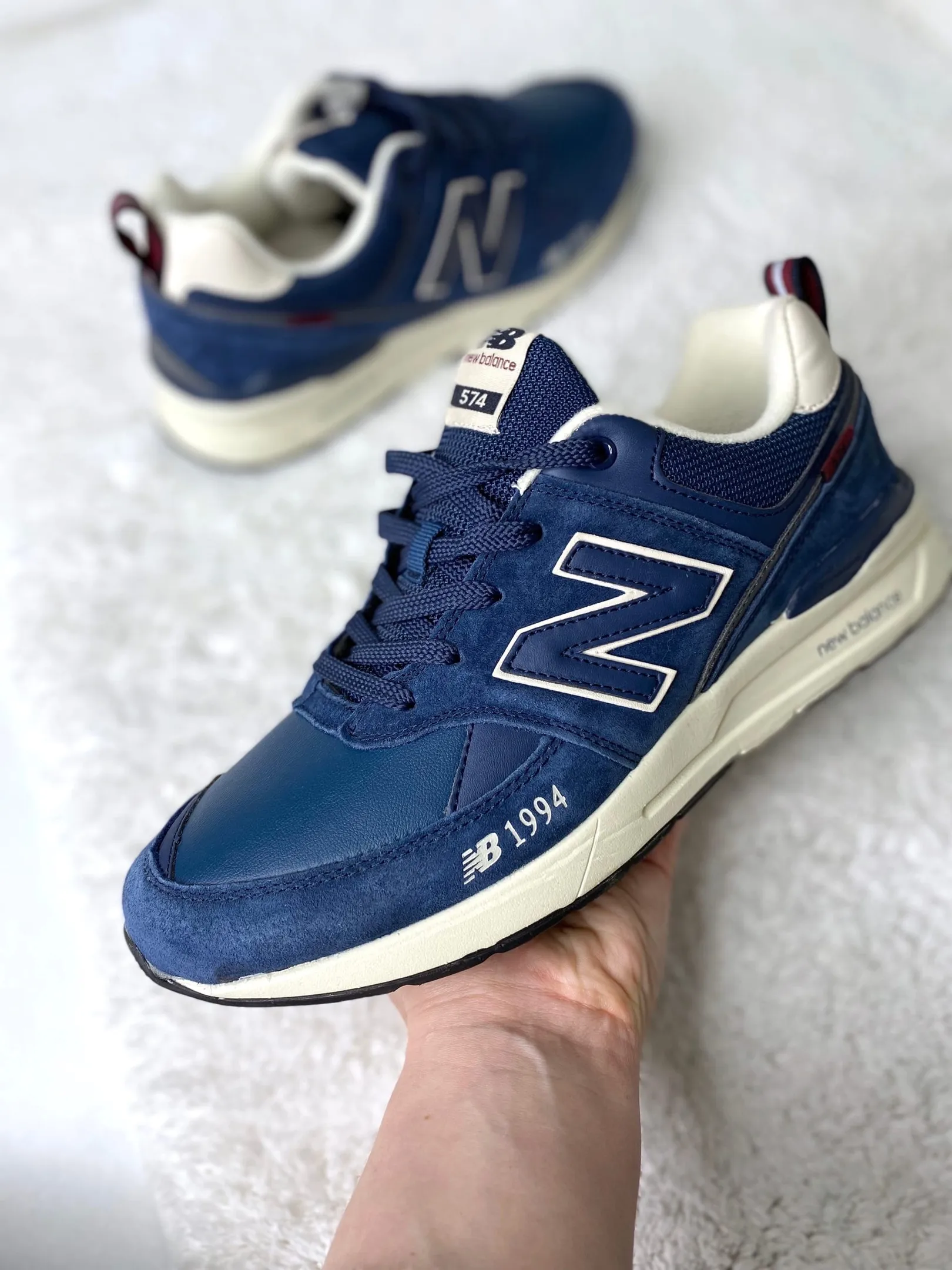 Мужские New Balance 574 темно-синие