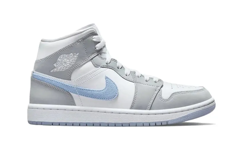 Nike Air Jordan серые с голубым